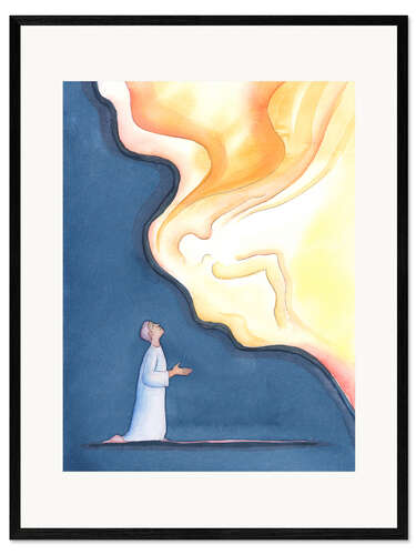 Framed art print Heavenly Father rejoices in the humble acknowledgment of weakness