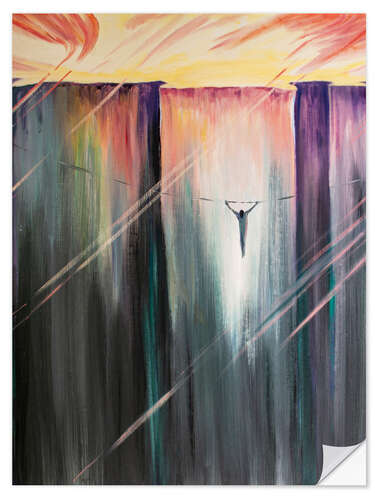 Naklejka na ścianę The abyss of spiritual darkness