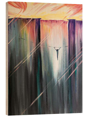 Stampa su legno The abyss of spiritual darkness