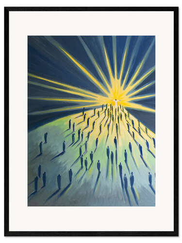 Framed art print Mass with the prayer of Christ