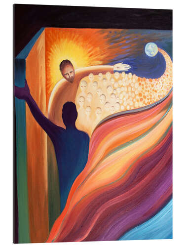 Tableau en plexi-alu At the Ascension, Christ triumphantly returned to the Father