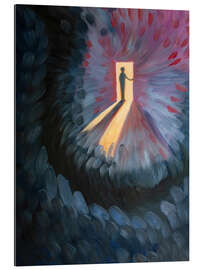 Gallery Print Wir öffnen eine Tür in unserer Seele und lassen sein Licht herein