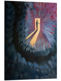 Magnettafel Wir öffnen eine Tür in unserer Seele und lassen sein Licht herein