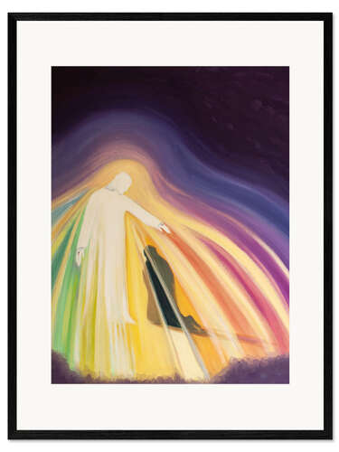 Ingelijste kunstdruk Wherever Christ is, there are also his virtues