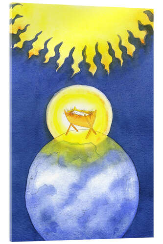 Acrylglasbild Jesus Christus ist der von Gott geschaffene Mensch