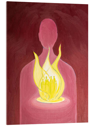 Acrylic print God's love