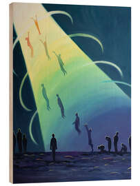 Obraz na drewnie The souls of Purgatory are drawn into God's bliss - Elizabeth Wang