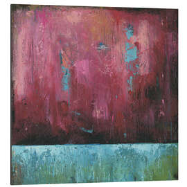 Tableau en aluminium Pink evening