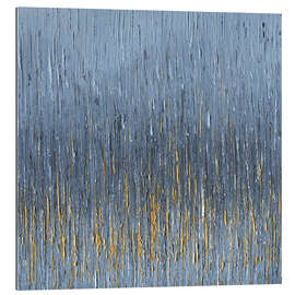 Tableau en plexi-alu Golden frost