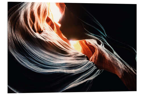 Foam board print The Antelope Canyon III