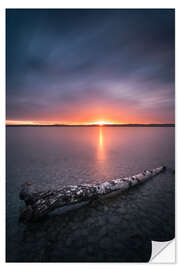 Naklejka na ścianę Sunset over Lake Constance