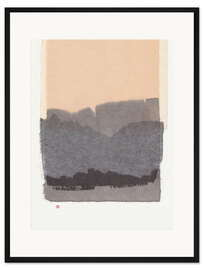 Gerahmter Kunstdruck Sediment