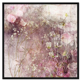 Gerahmter Kunstdruck Rosa Symphonie