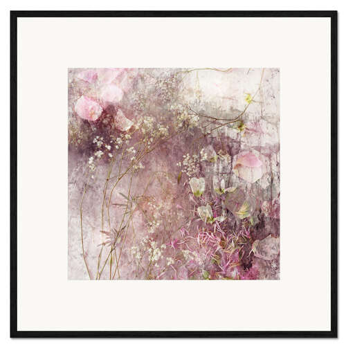 Gerahmter Kunstdruck Rosa Symphonie