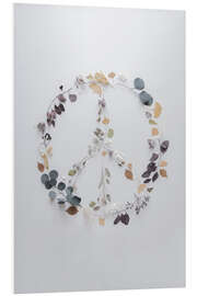 Foam board print Love, Blossoms &amp; Twigs - PEACE