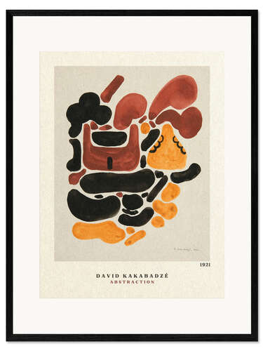 Gerahmter Kunstdruck Abstraction II