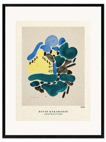Stampa artistica con cornice Abstraction I