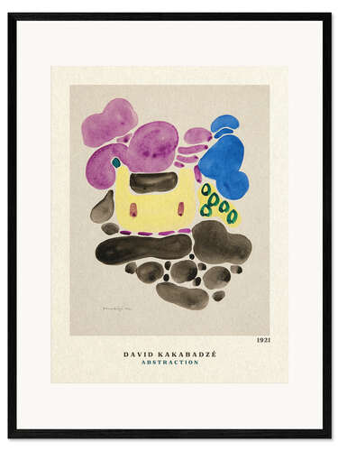 Gerahmter Kunstdruck Abstraction III