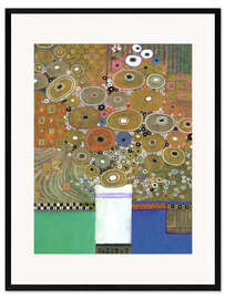Framed art print Golden Flowers
