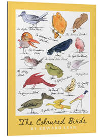 Magnettafel The Coloured Birds Yellow Compilation