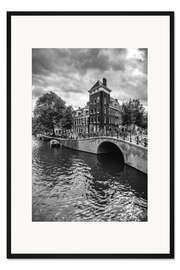 Gerahmter Kunstdruck Amsterdam Grachten