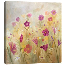 Canvas print Flowers in the mist