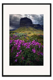 Gerahmter Kunstdruck Ein Sommertag auf Island