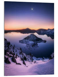 Gallery print Dawn at Crater Lake in Oregon