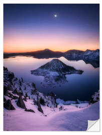 Sisustustarra Dawn at Crater Lake in Oregon