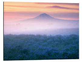 Magnettafel Vernebelter Sonnenaufgang in Island