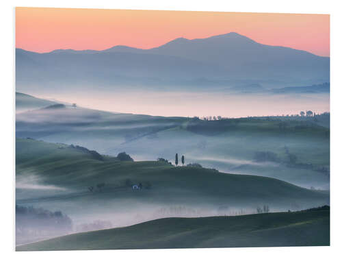 Quadro em PVC A spring morning in Tuscany