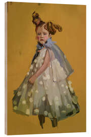Tableau en bois The little girl