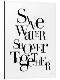 Magnettafel Save Water Shower Together