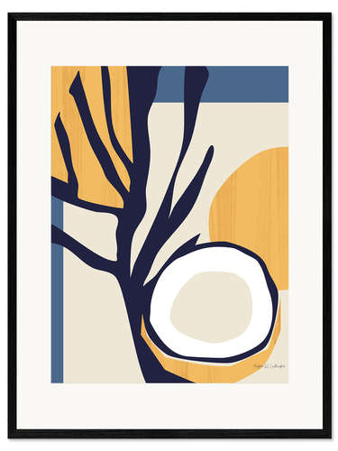 Framed art print Tropical Coconut