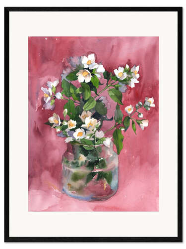 Framed art print Provence still life with flowers