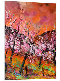 Foam board print Bloomong cherry trees