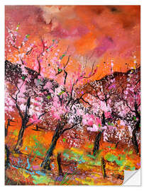 Vinilo para la pared Bloomong cherry trees