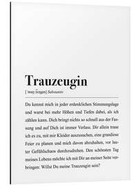 Magnettafel Trauzeugin Definition