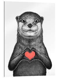 Galleriprint Sea otter with love