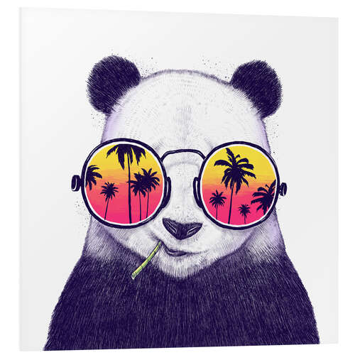 Foam board print Tropical panda