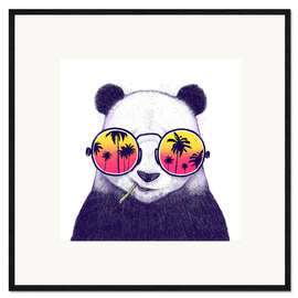 Gerahmter Kunstdruck Tropischer Panda
