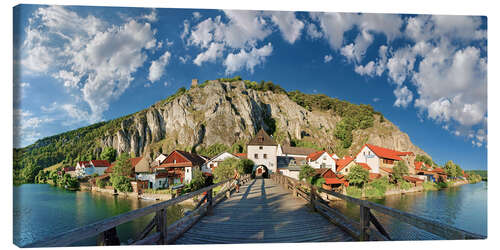 Canvas print Essing in the Altmühl Valley