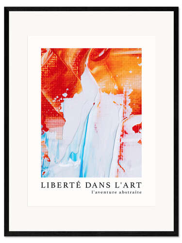 Impresión de arte enmarcada Liberté dans l'art n° 2