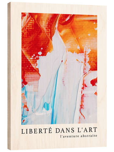 Print på træ Liberté dans l'art n° 2