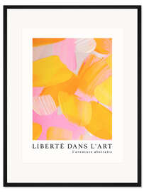 Gerahmter Kunstdruck Liberté dans l'art n° 1