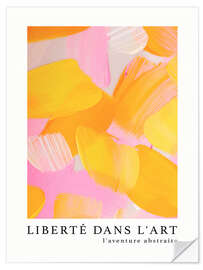 Autocolante decorativo Liberté dans l'art n° 1