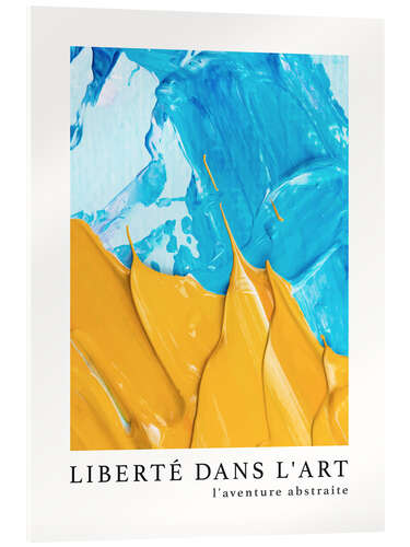 Quadro em acrílico Liberté dans l'art n° 10