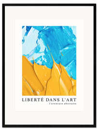 Gerahmter Kunstdruck Liberté dans l'art n° 10