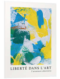 Foam board print Liberté dans l'art n° 5