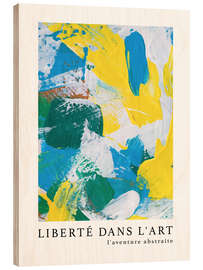 Hout print Liberté dans l&#039;art n° 5